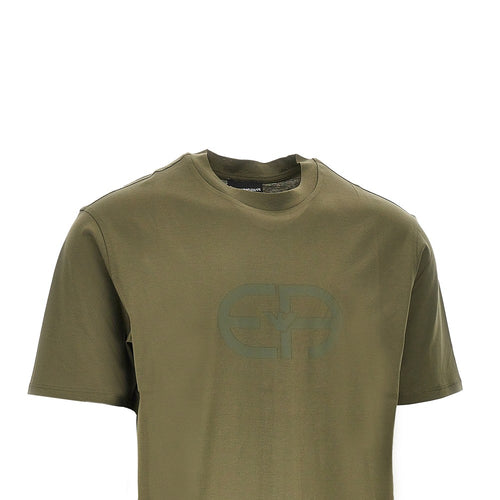 EMPORIO ARMANI Lyocell-blend jersey T-shirt with logo print