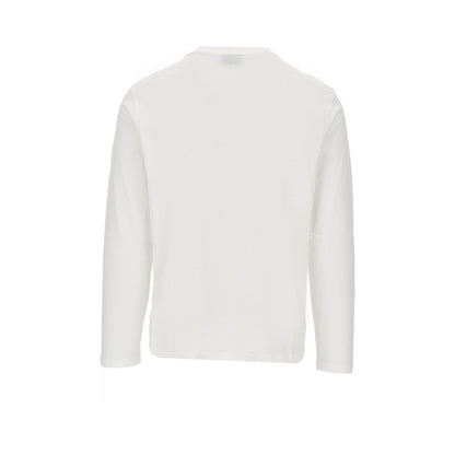 EMPORIO ARMANI Lyocell and cotton blend T-shirt with logo