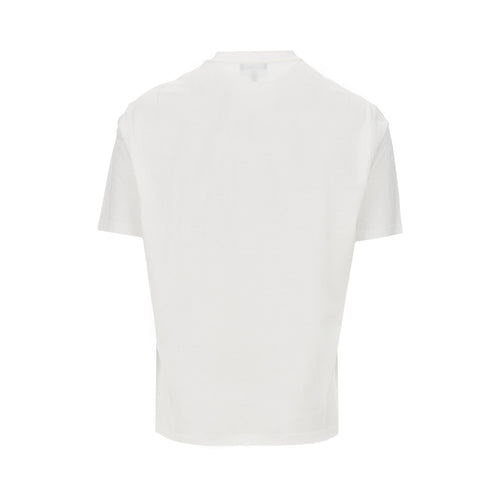 EMPORIO ARMANI Lyocell and cotton blend T-shirt with logo