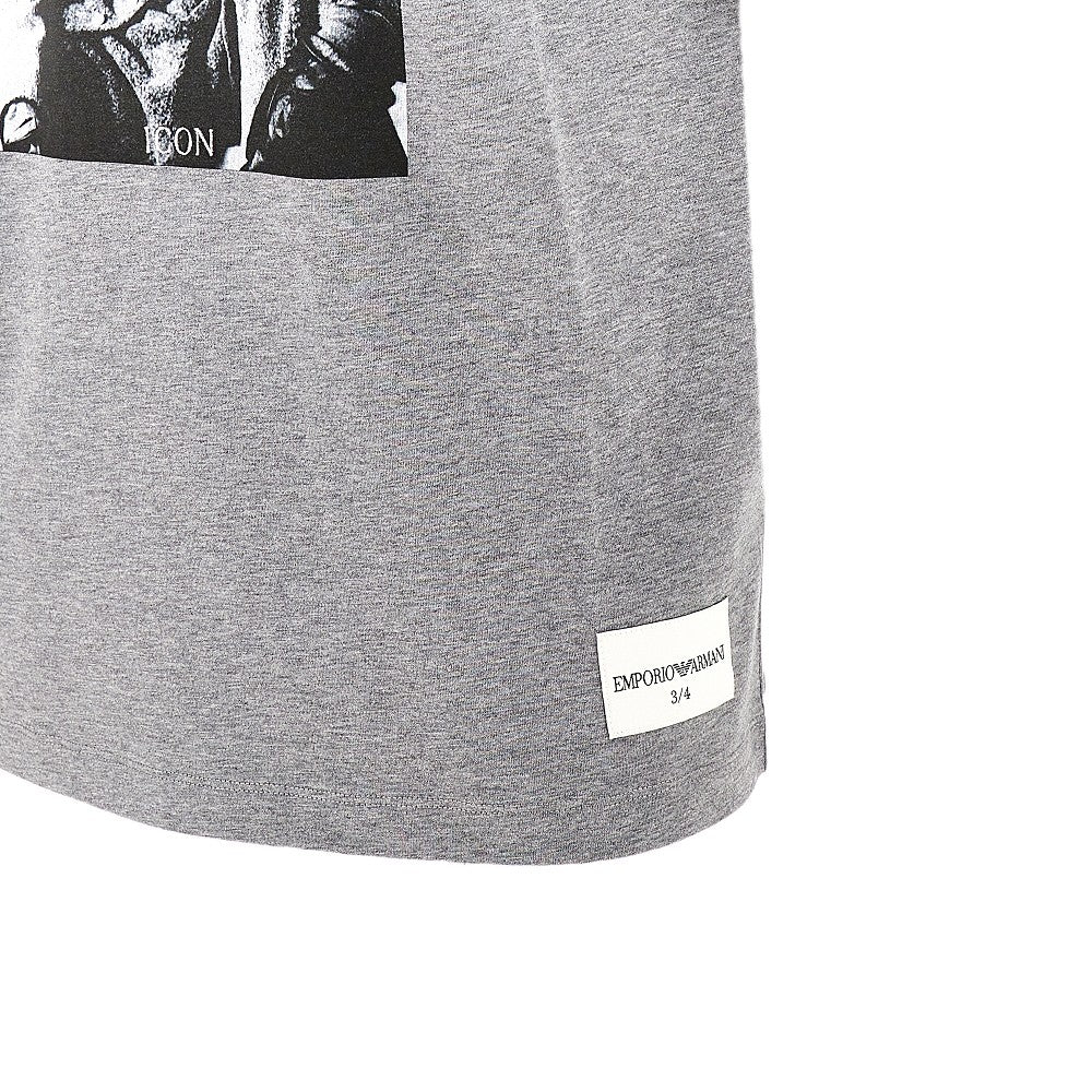 EMPORIO ARMANI ICON photographic print T-shirt
