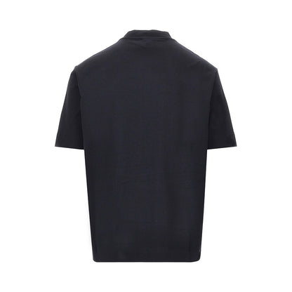 EMPORIO ARMANI Jersey T-shirt with logo patch