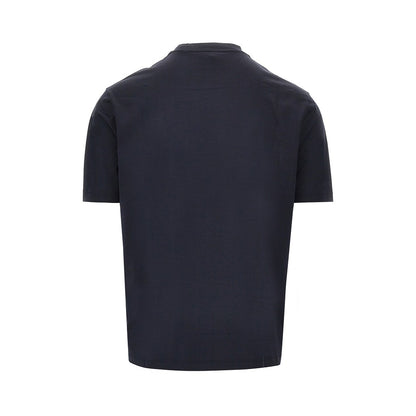 EMPORIO ARMANI Lyocell and cotton blend T-shirt with logo