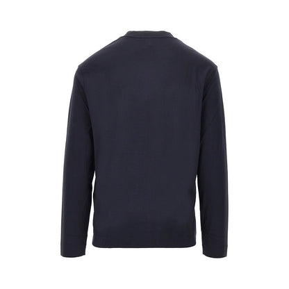 EMPORIO ARMANI Stretch jersey T-shirt with logo embroidery