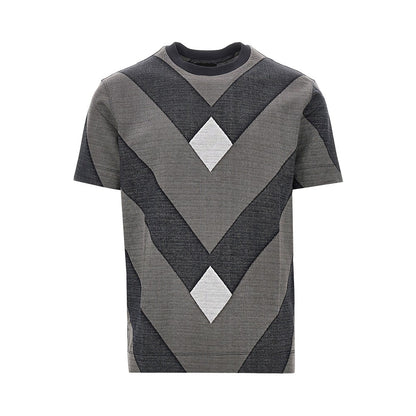 EMPORIO ARMANI Jacquard jersey T-shirt
