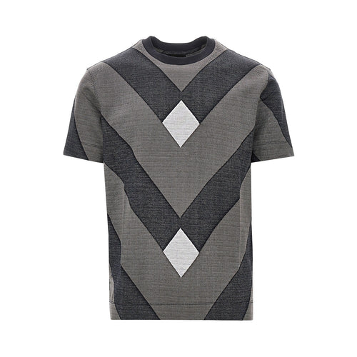 EMPORIO ARMANI Jacquard jersey T-shirt