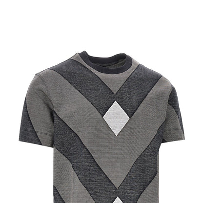 EMPORIO ARMANI Jacquard jersey T-shirt