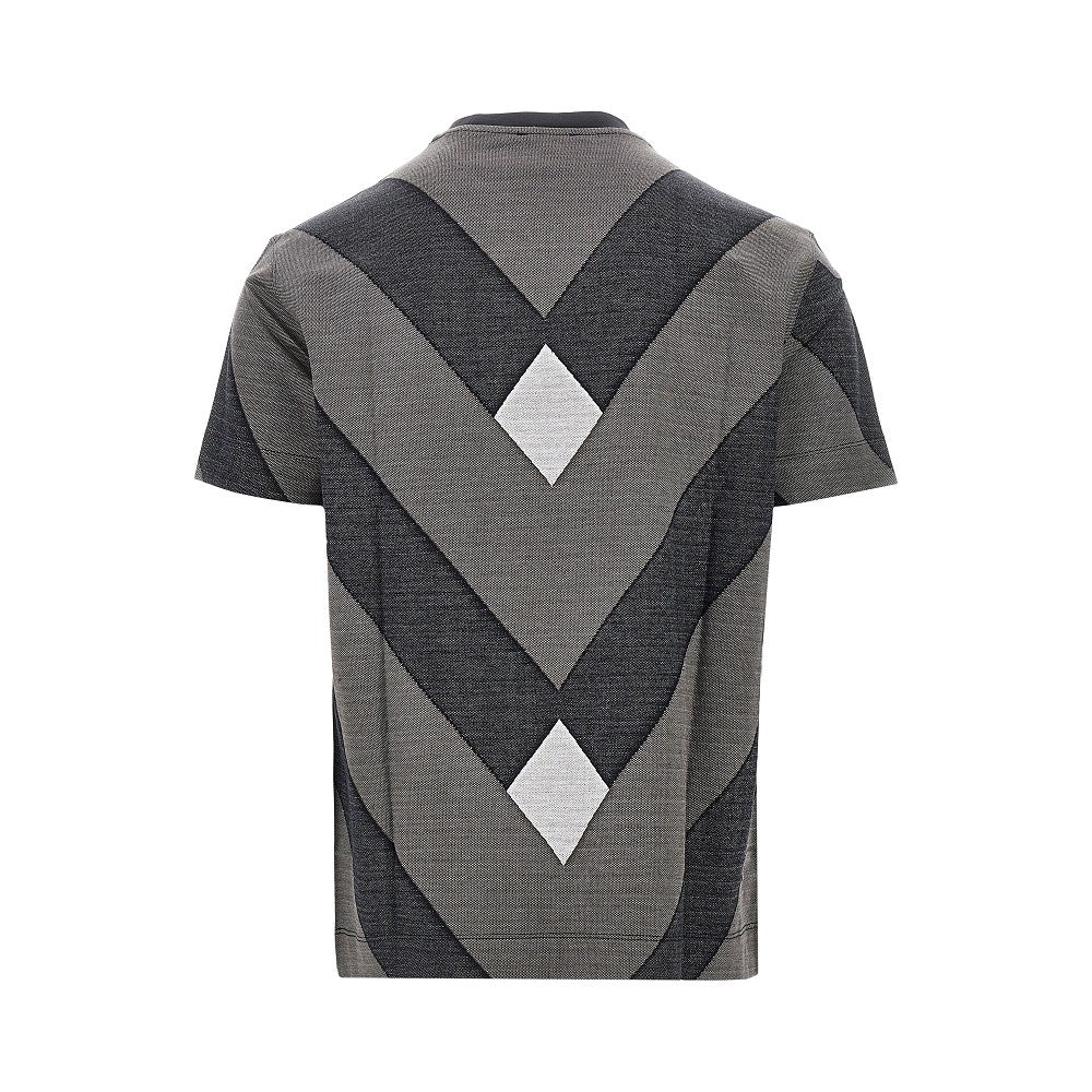 EMPORIO ARMANI Jacquard jersey T-shirt