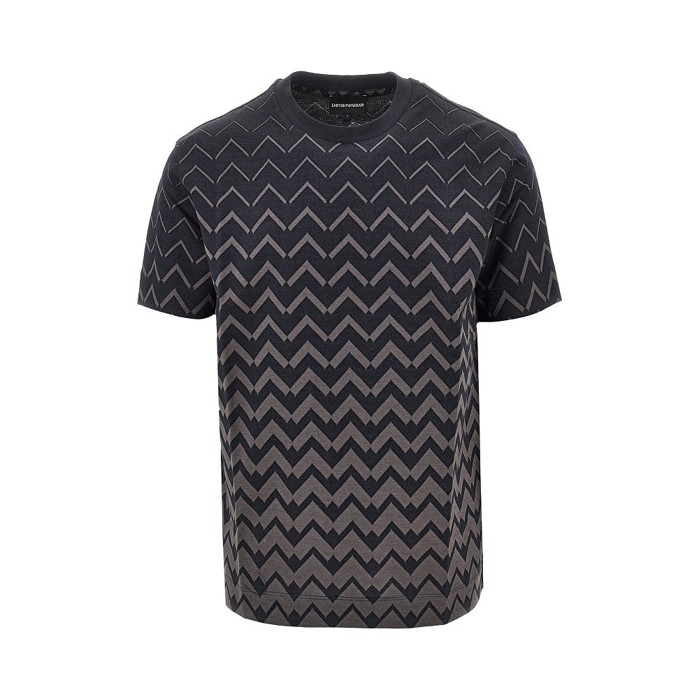 EMPORIO ARMANI Jacquard jersey T-shirt