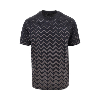 EMPORIO ARMANI Jacquard jersey T-shirt