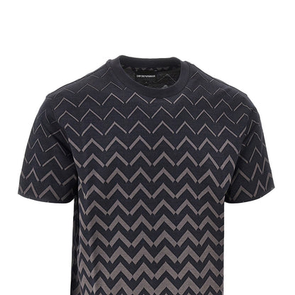 EMPORIO ARMANI Jacquard jersey T-shirt