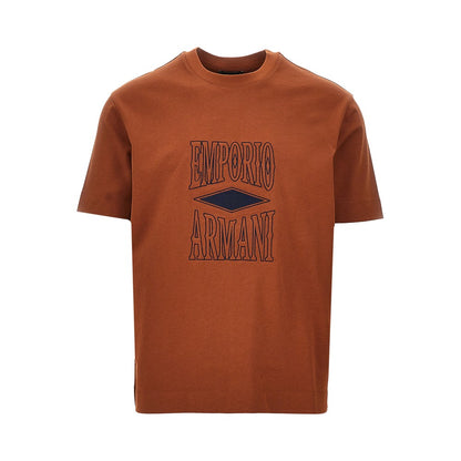 EMPORIO ARMANI Jersey T-shirt with embossed logo