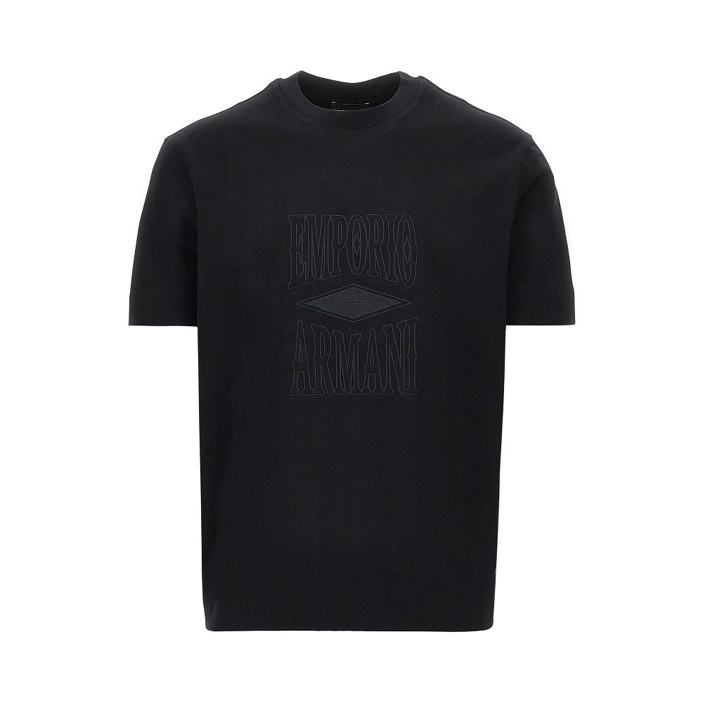 EMPORIO ARMANI Jersey T-shirt with embossed logo