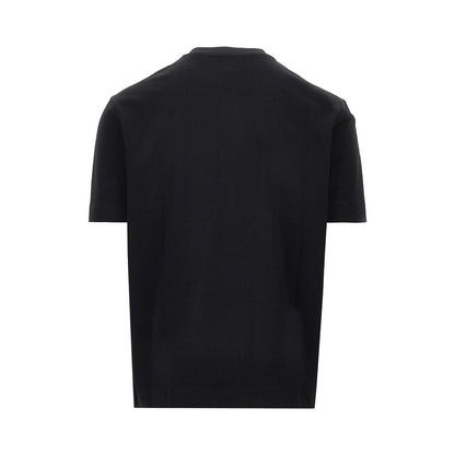 EMPORIO ARMANI Jersey T-shirt with embossed logo