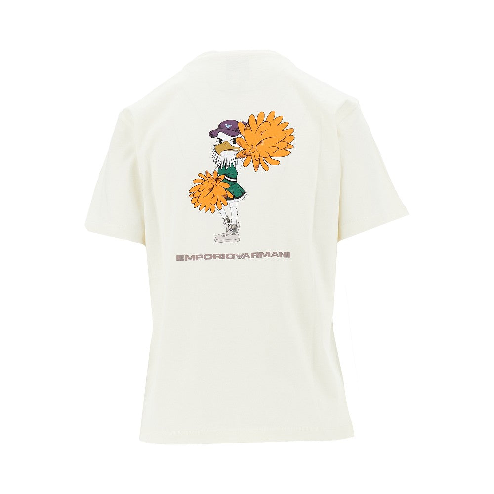 EMPORIO ARMANI Cheerleader print T-shirt