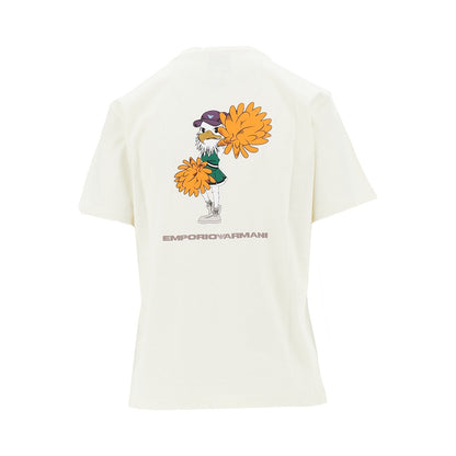 EMPORIO ARMANI Cheerleader print T-shirt