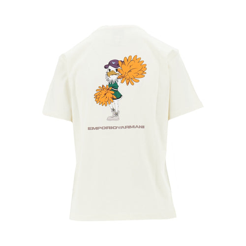 EMPORIO ARMANI Cheerleader print T-shirt