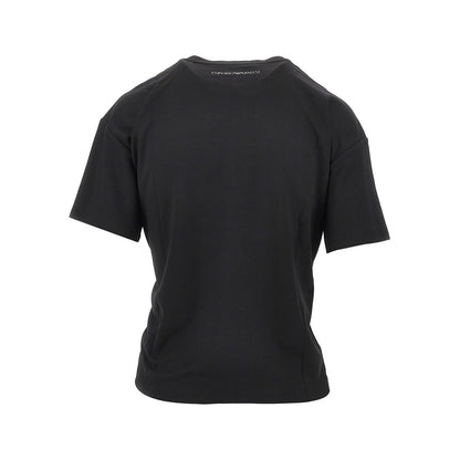 Emporio Armani Embroidered interlock jersey T-shirt