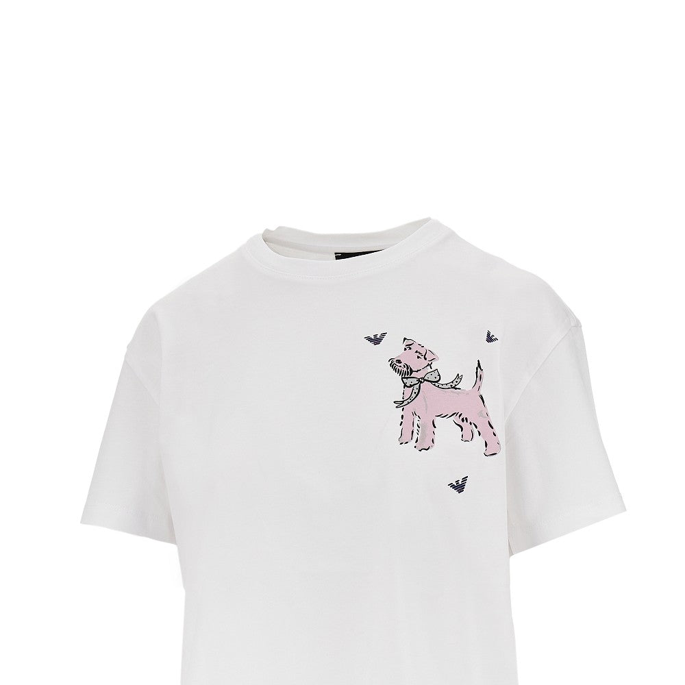 EMPORIO ARMANI Jersey T-shirt with print