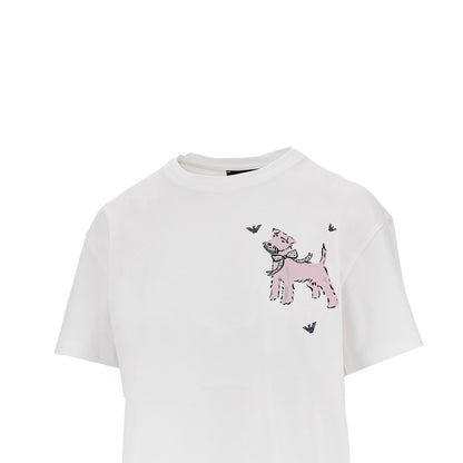 EMPORIO ARMANI Jersey T-shirt with print