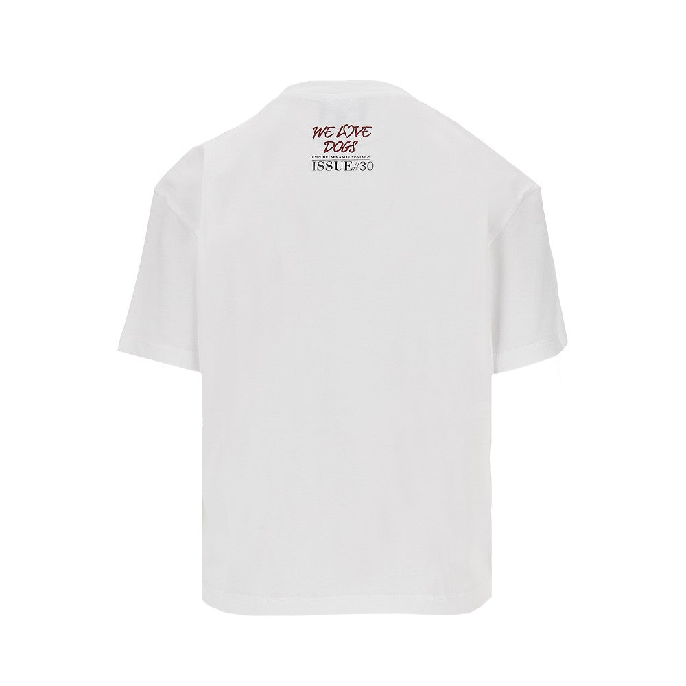 EMPORIO ARMANI Jersey T-shirt with print