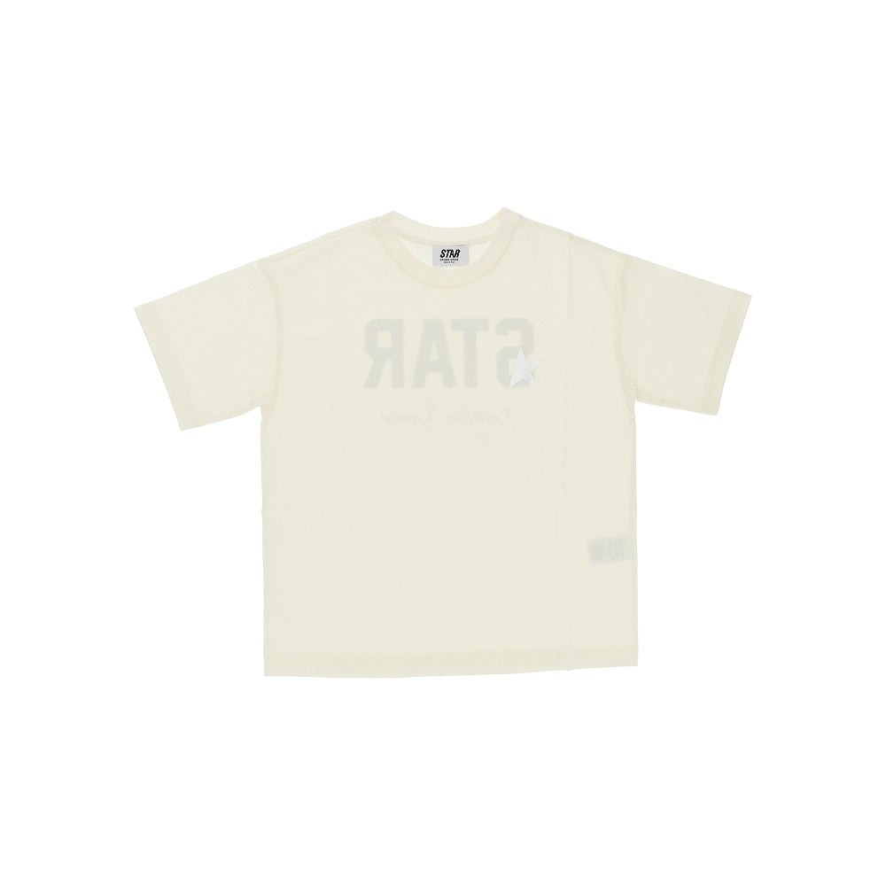GOLDEN GOOSE Logo print oversized T-shirt