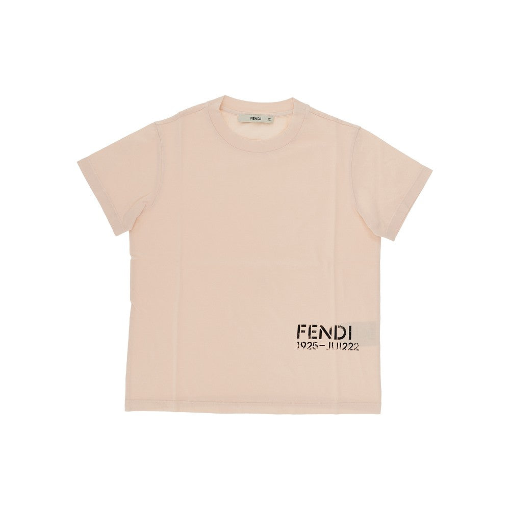 FENDI Stencil logo print T-shirt