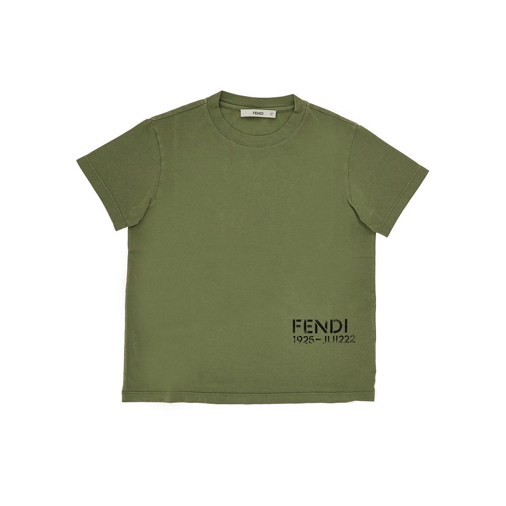 FENDI Stencil logo print T-shirt