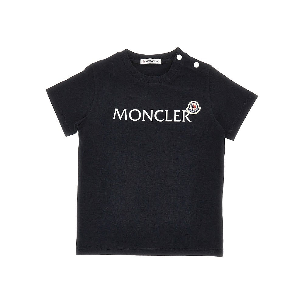 MONCLER Stretch cotton t-shirt with logo