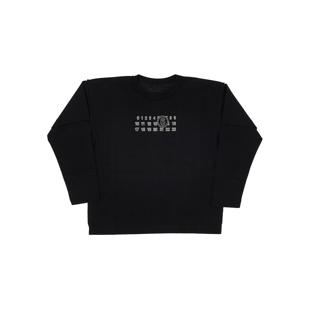 MM6 Maison Margiela Layered effect long-sleeved T-shirt