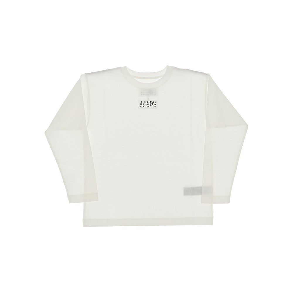 MM6 Maison Margiela Long-sleeved T-shirt with logo label
