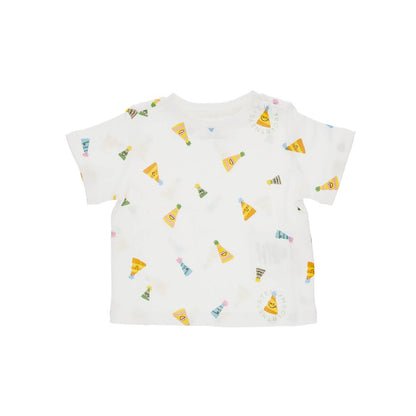 STELLA MCCARTNEY Party hats print T-shirt