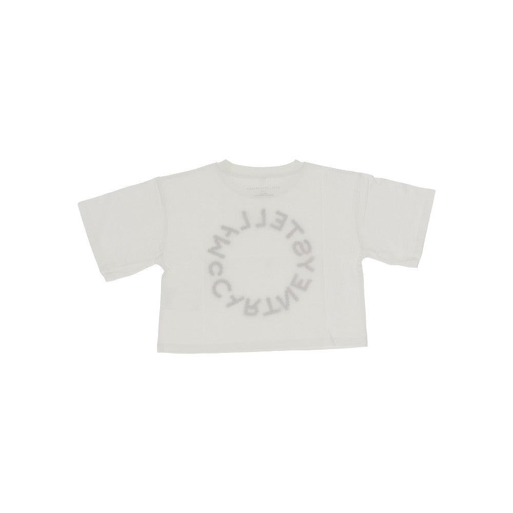 STELLA MCCARTNEY Logo embroidery T-shirt