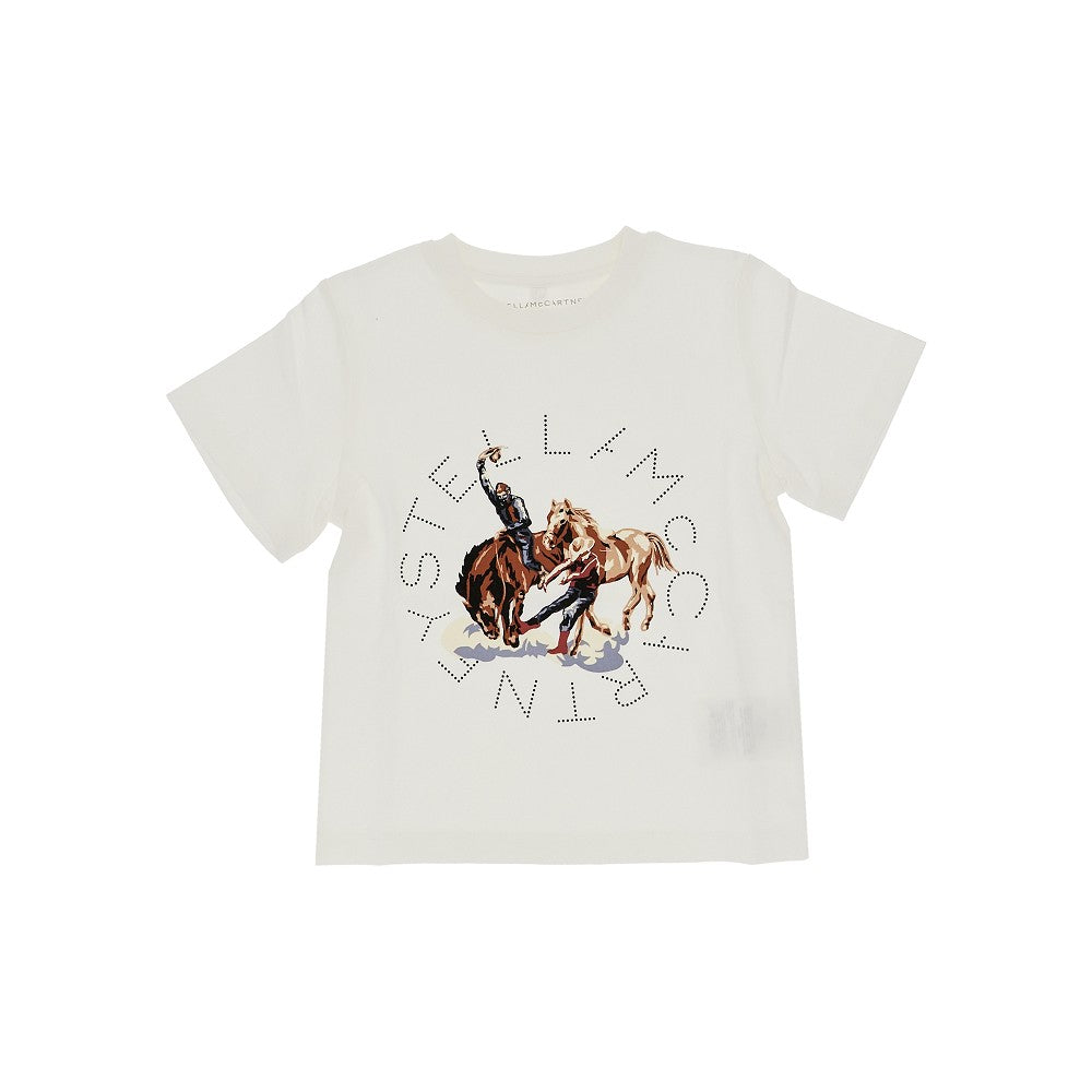 STELLA MCCARTNEY Equstrian print T-shirt