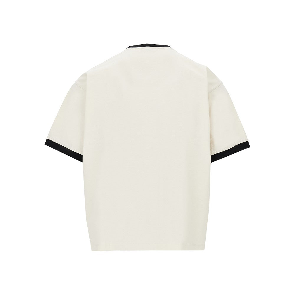 VERSACE Cotton T-shirt with Medusa Coin print