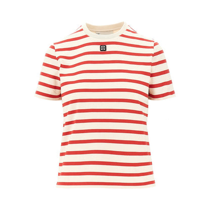 TORY BURCH Striped T-shirt with logo detail