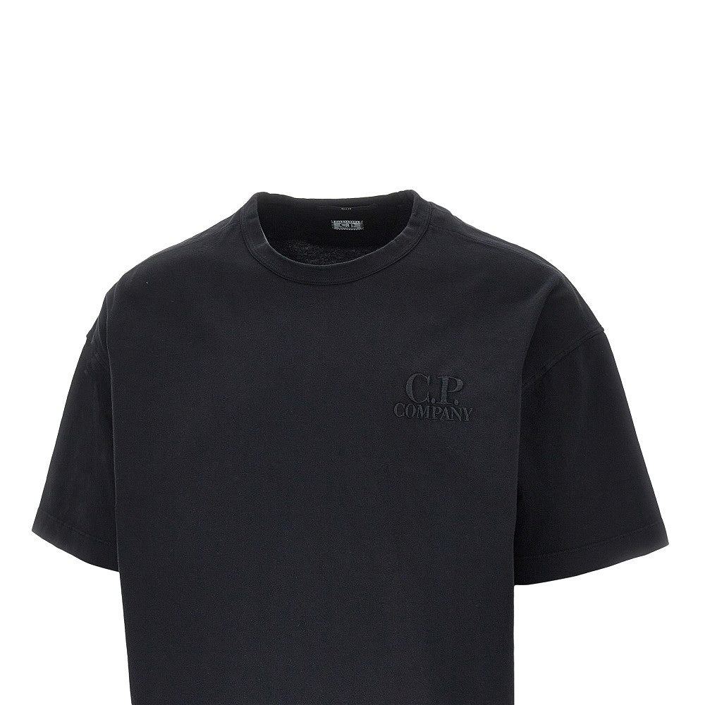 C.P. Company Cotton jersey T-shirt with logo embroidery