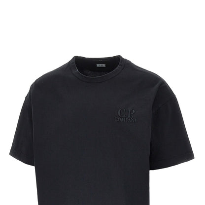 C.P. Company Cotton jersey T-shirt with logo embroidery