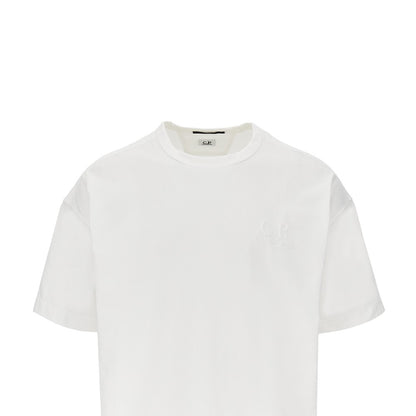 C.P. Company Cotton jersey T-shirt with logo embroidery