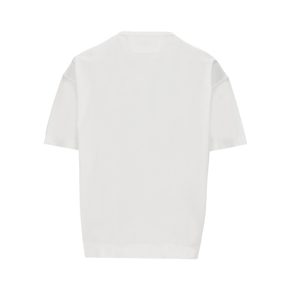 C.P. Company Cotton jersey T-shirt with logo embroidery