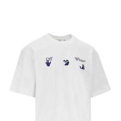 OFF WHITE Bacco Arrow Skate' cotton T-shirt