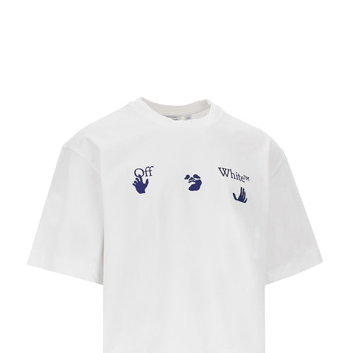 OFF WHITE Bacco Arrow Skate' cotton T-shirt