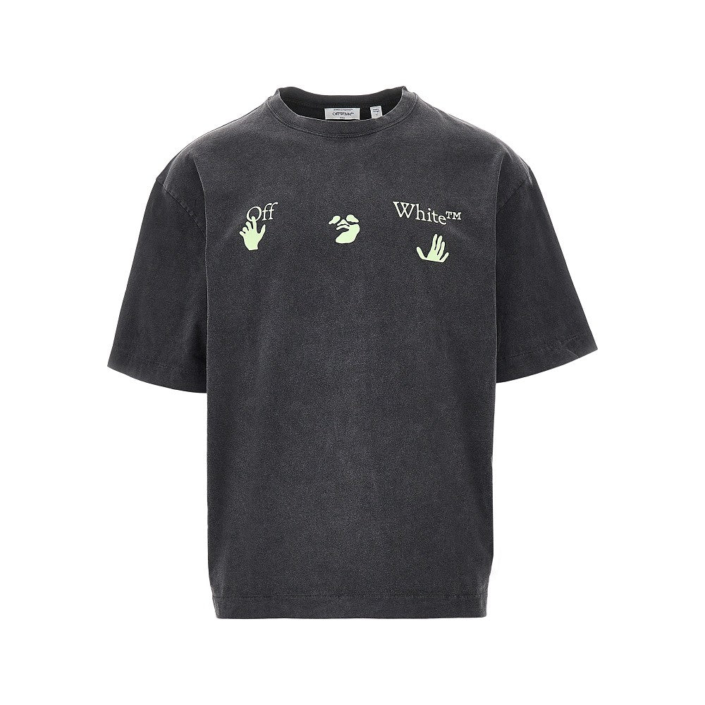 OFF WHITE Bacco Arrow Skate' cotton T-shirt