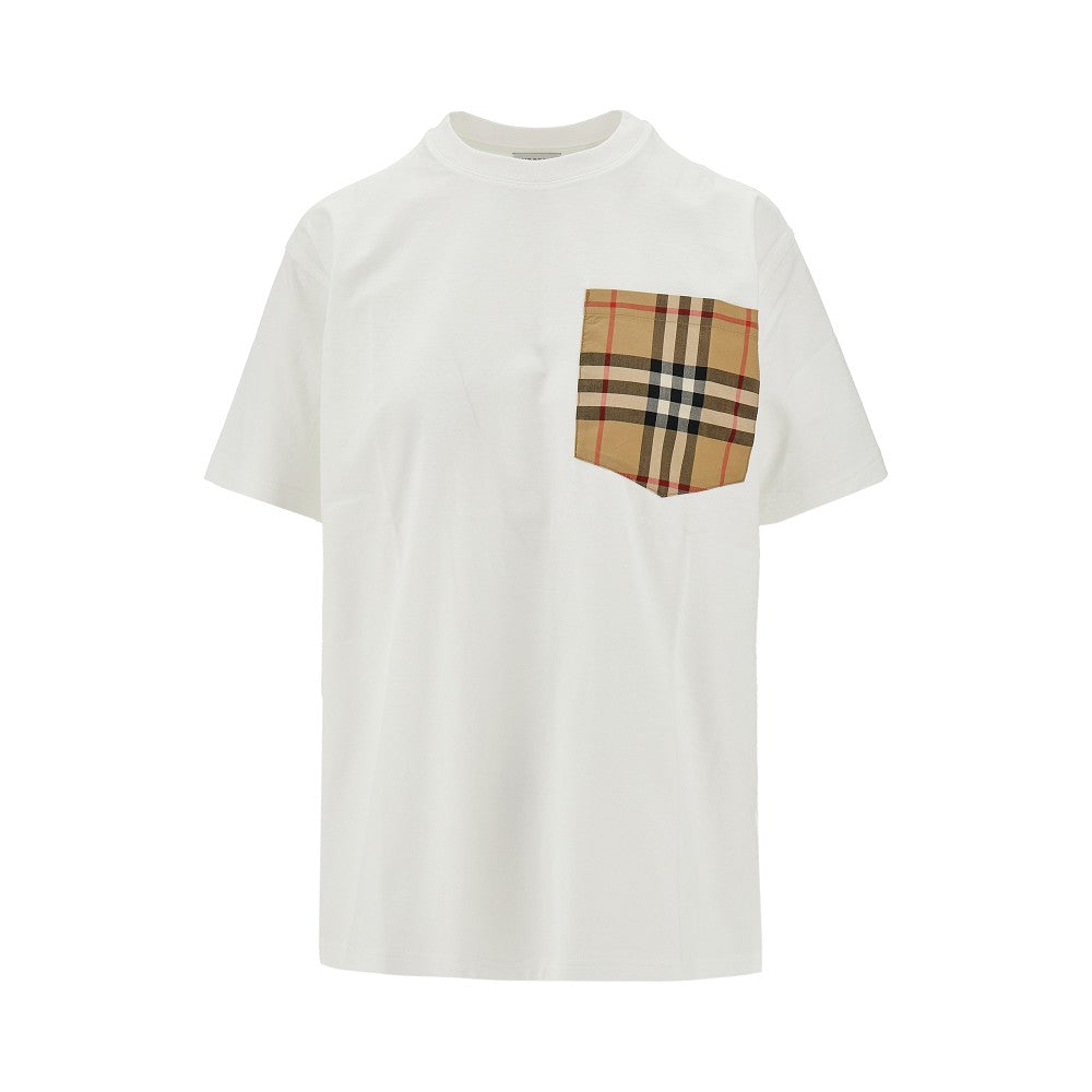 BURBERRY Check pocket T-shirt