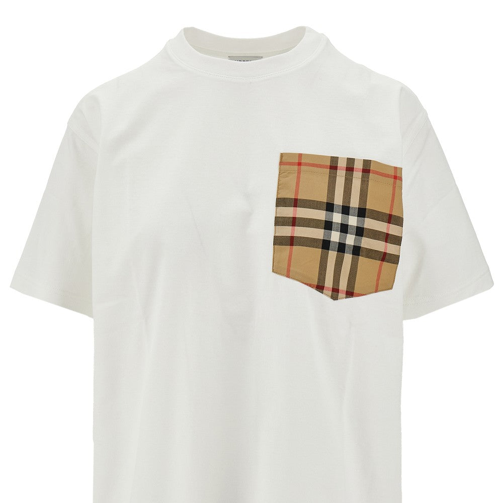 BURBERRY Check pocket T-shirt