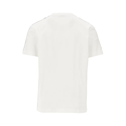 BURBERRY T-shirt with Check trimmings