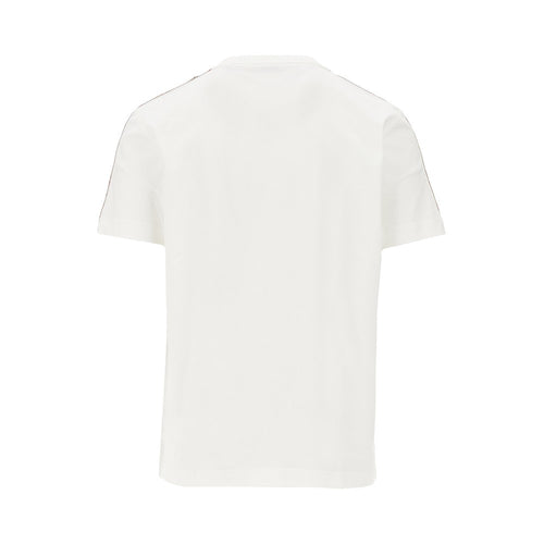BURBERRY T-shirt with Check trimmings