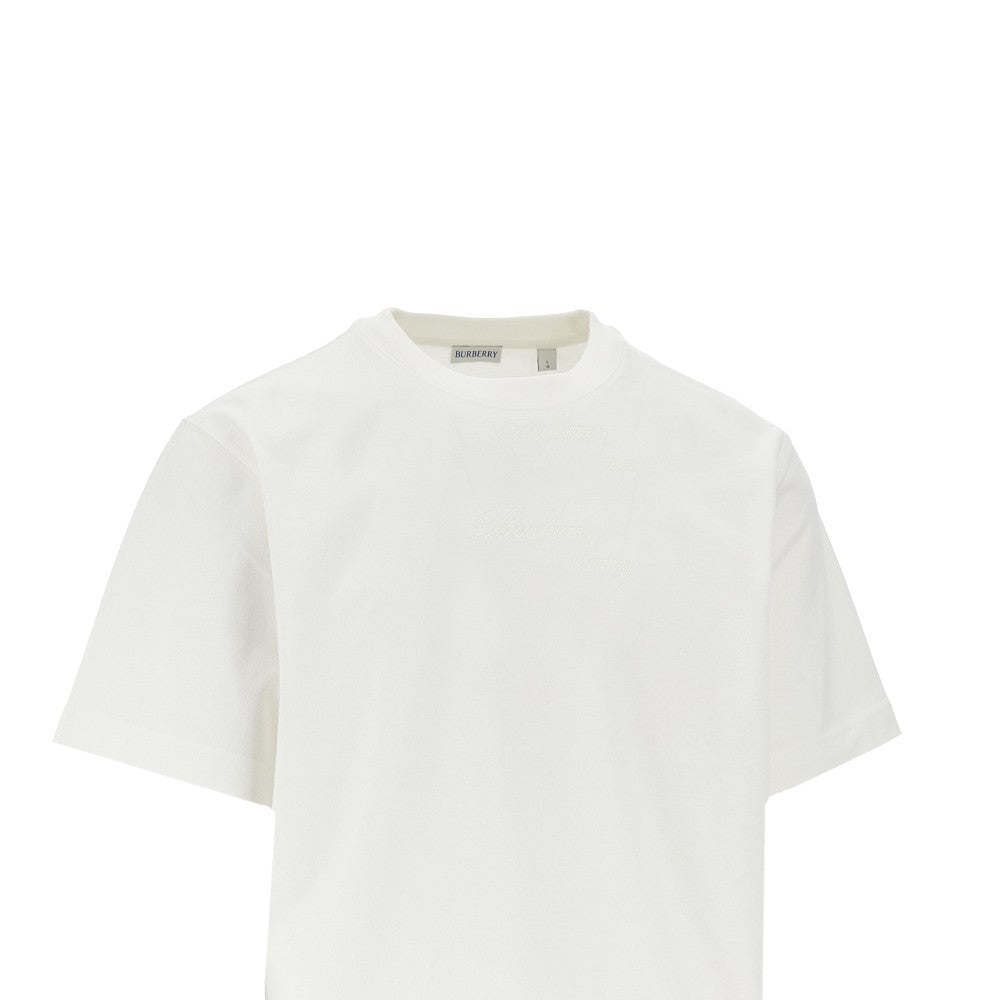 BURBERRY Burberry Check logo T-shirt
