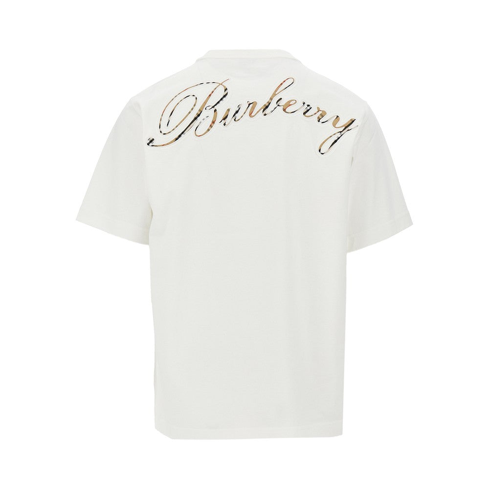 BURBERRY Burberry Check logo T-shirt