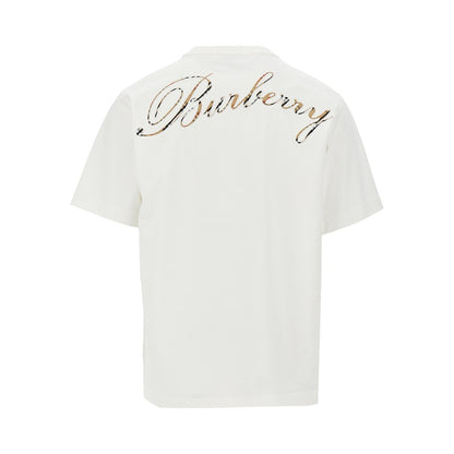 BURBERRY Burberry Check logo T-shirt