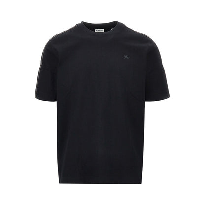 BURBERRY T-shirt con profili Check